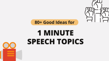 1 minute speech in english
