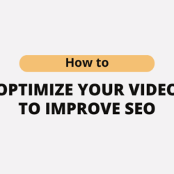 How to Optimize your Video to Improve Traffic and ranking in SEO