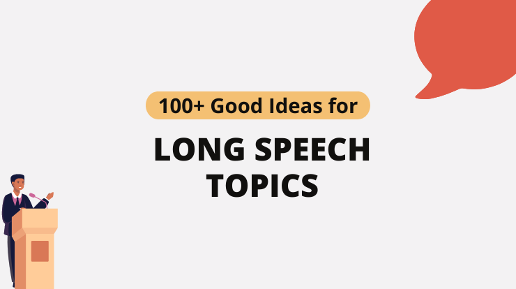 give a long speech